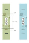 冰棍包装展开图