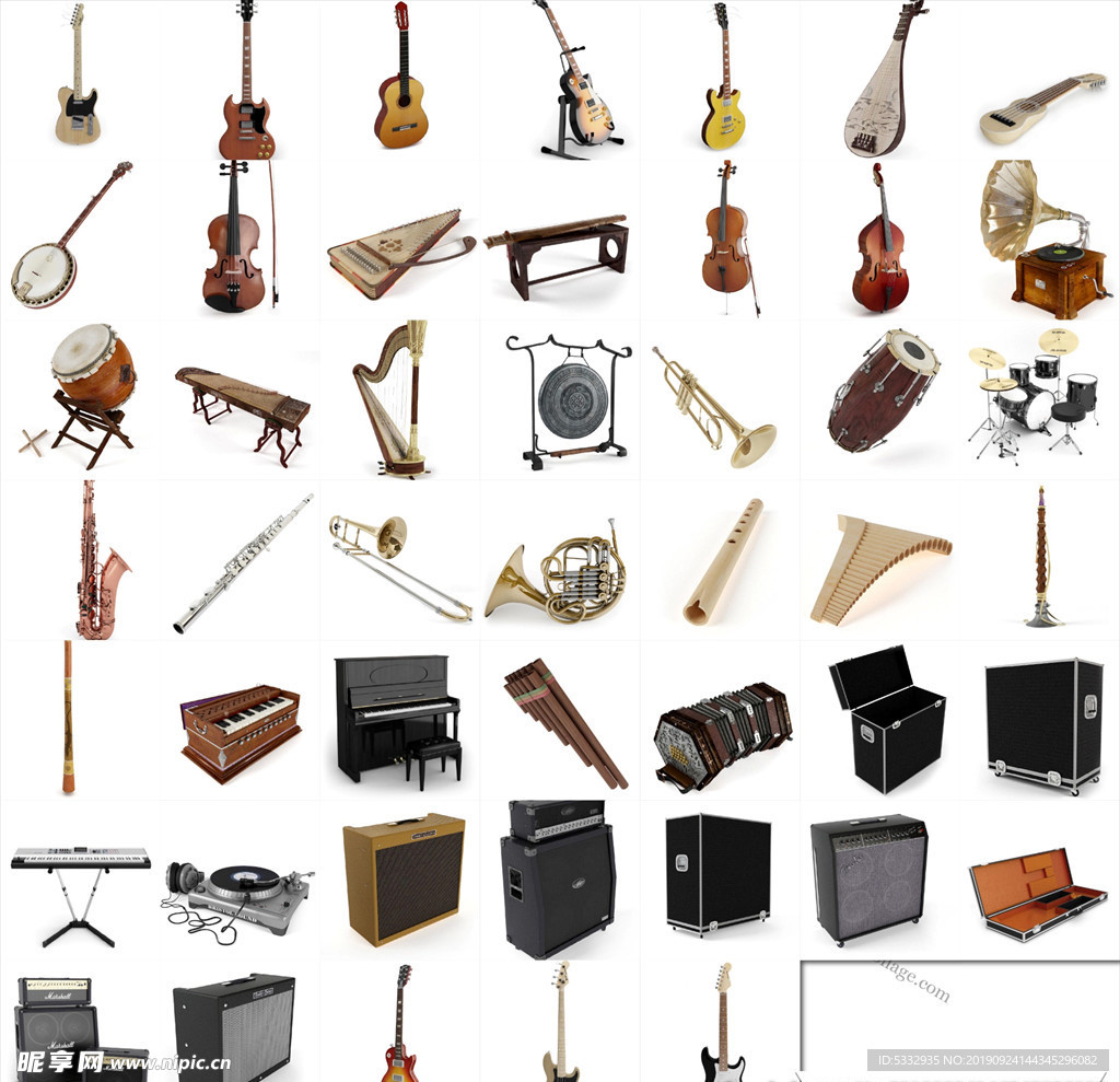 各种音乐器材电子琴吉他