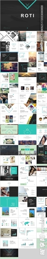 欧美图集通用PPT模板