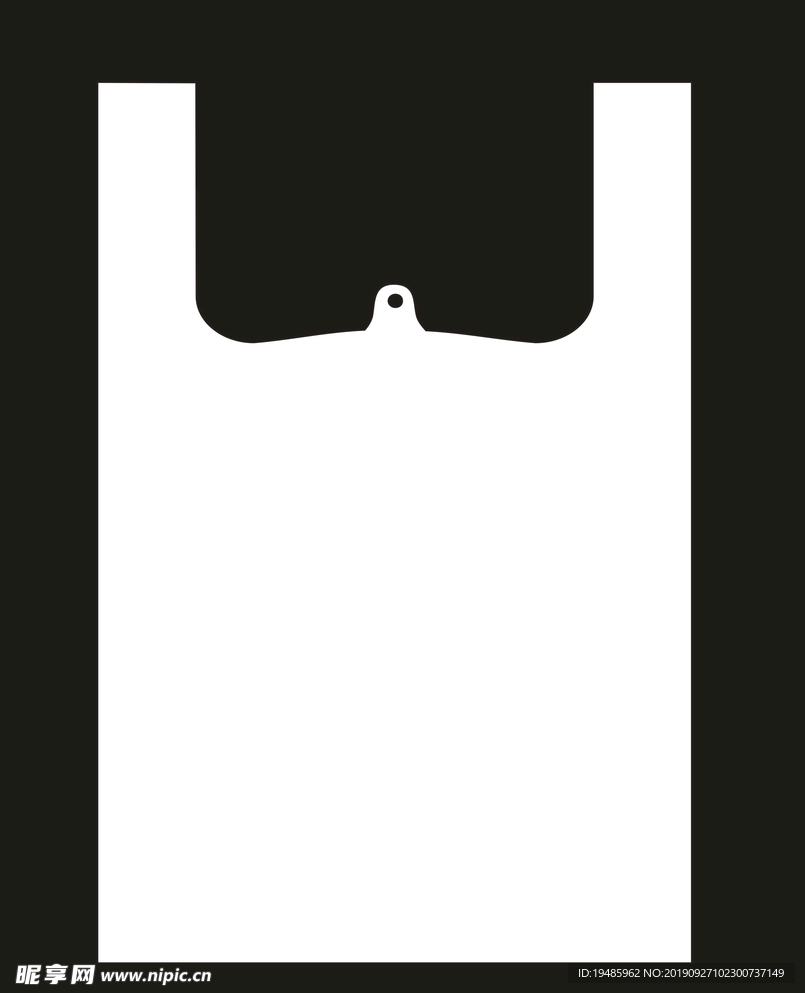 塑料袋刀版图  矢量可修改