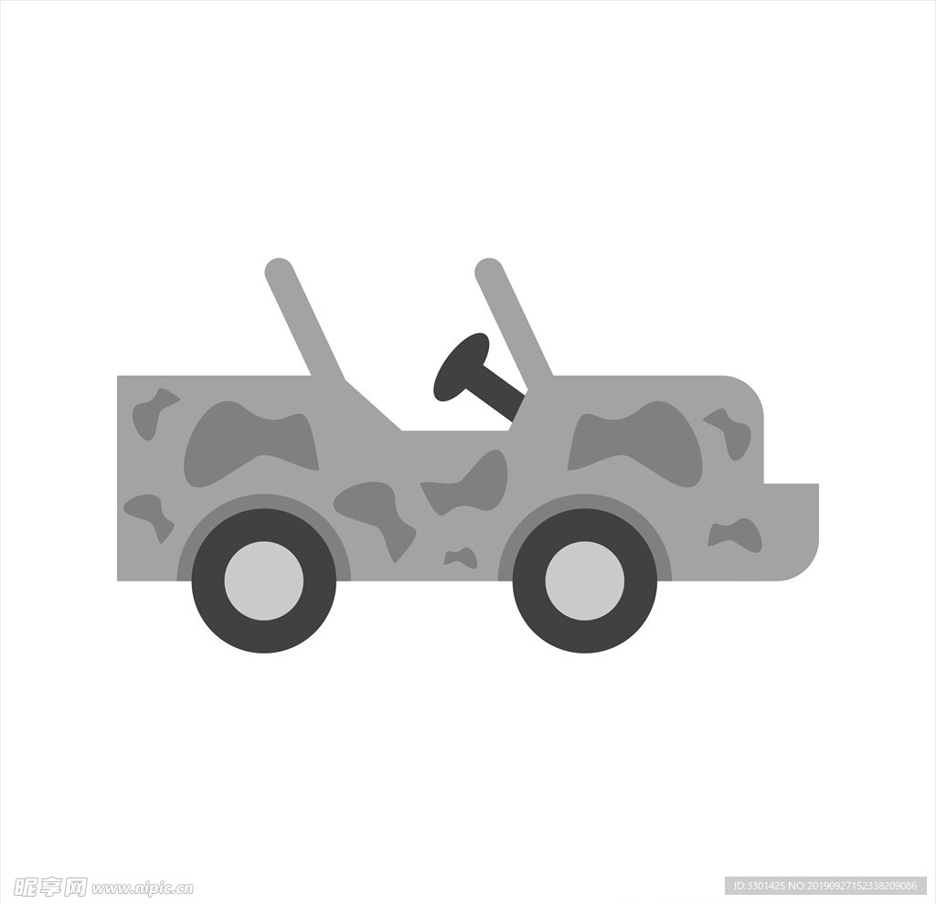 矢量越野吉普车JEEP