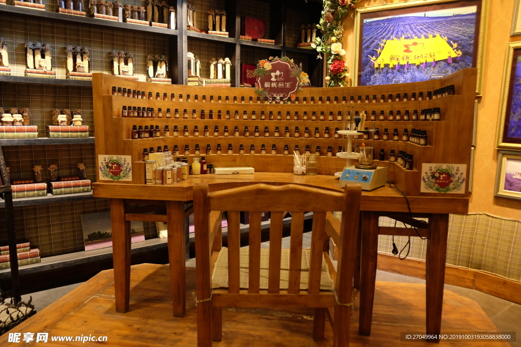 精油勾兑工作台