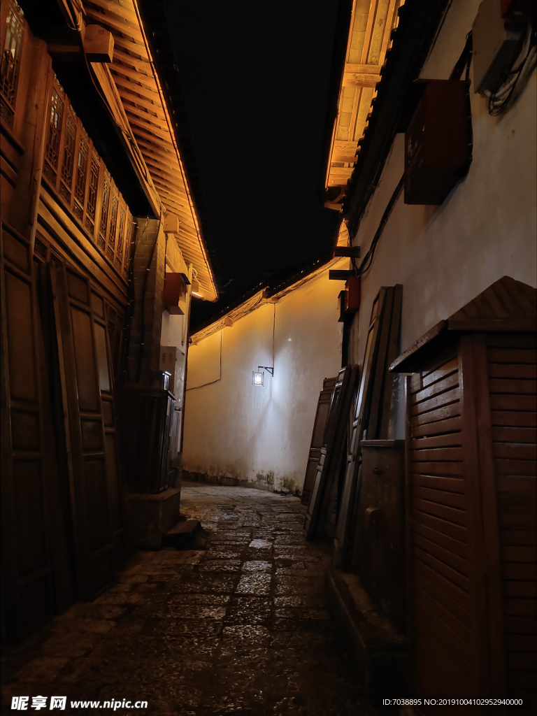 丽江古城夜景