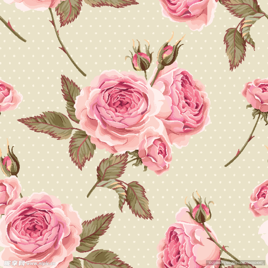 复古美式装饰画花朵