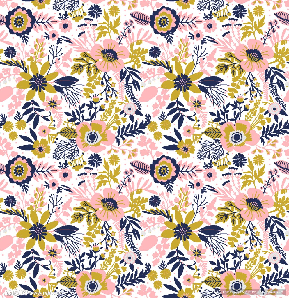 复古美式装饰画花朵