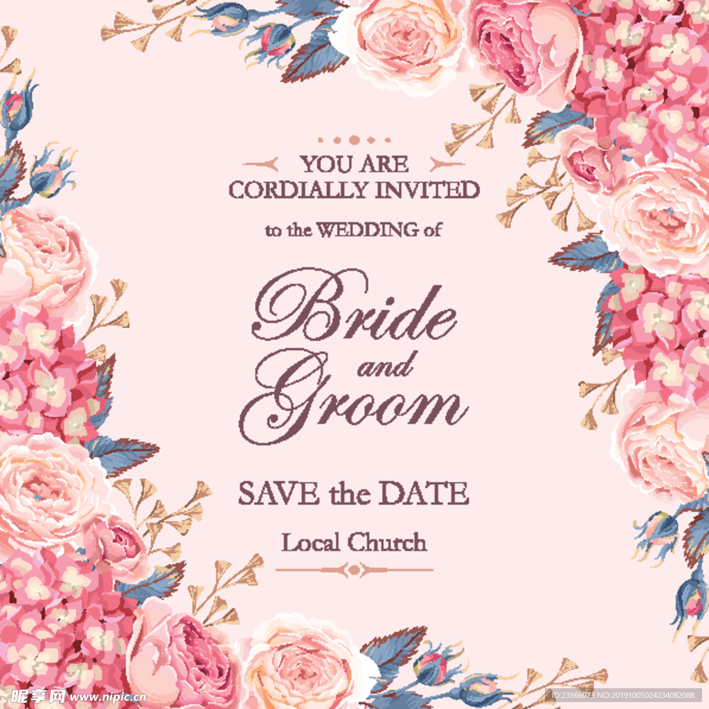 复古美式装饰画花朵