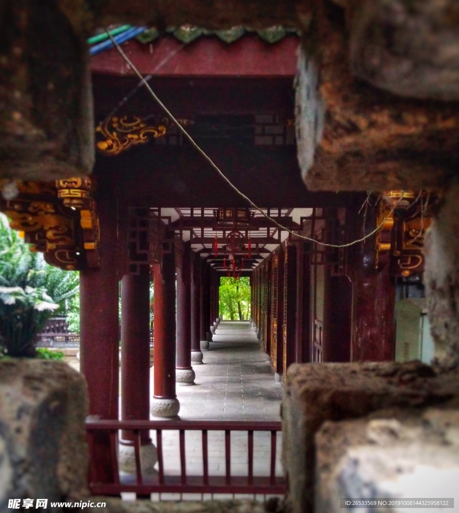 街子古镇 崇州 老街 长廊