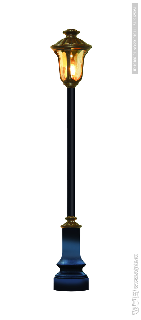 庭院灯柱 灯柱模型 分层景观灯