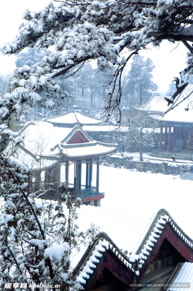 颐和园谐趣园冬景