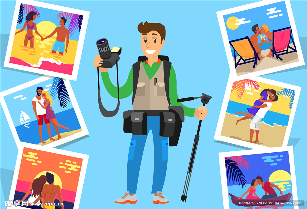 卡通摄影题材图