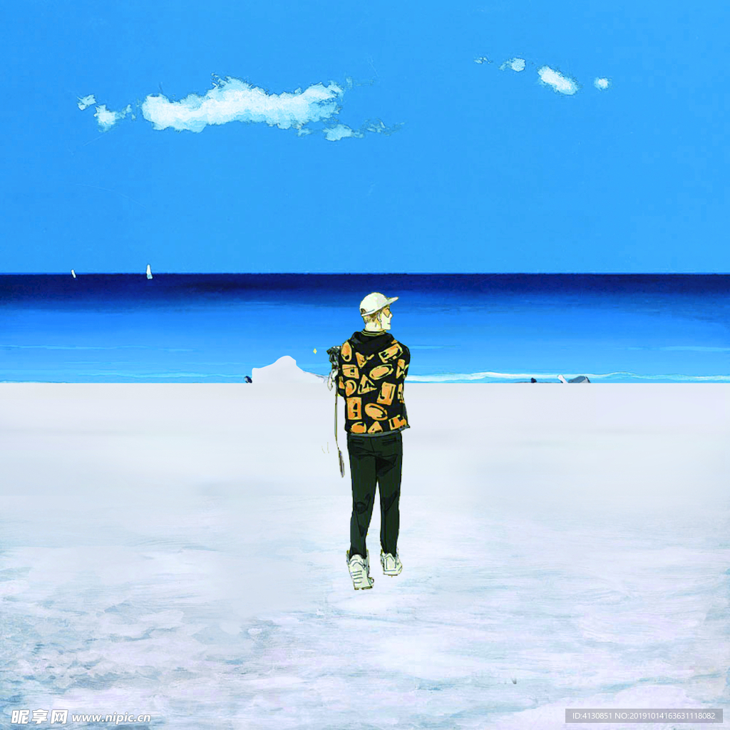 快时尚 男装 数码印花 火焰