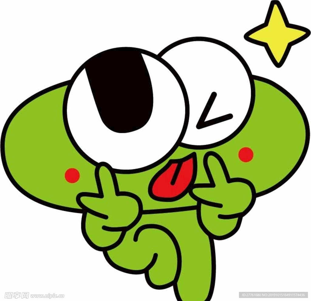 青蛙乐乐平面图