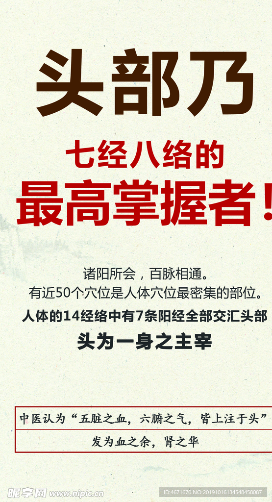 头疗汤  美容养生  宣传海报