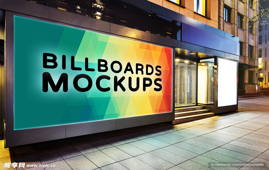户外广告牌样机
