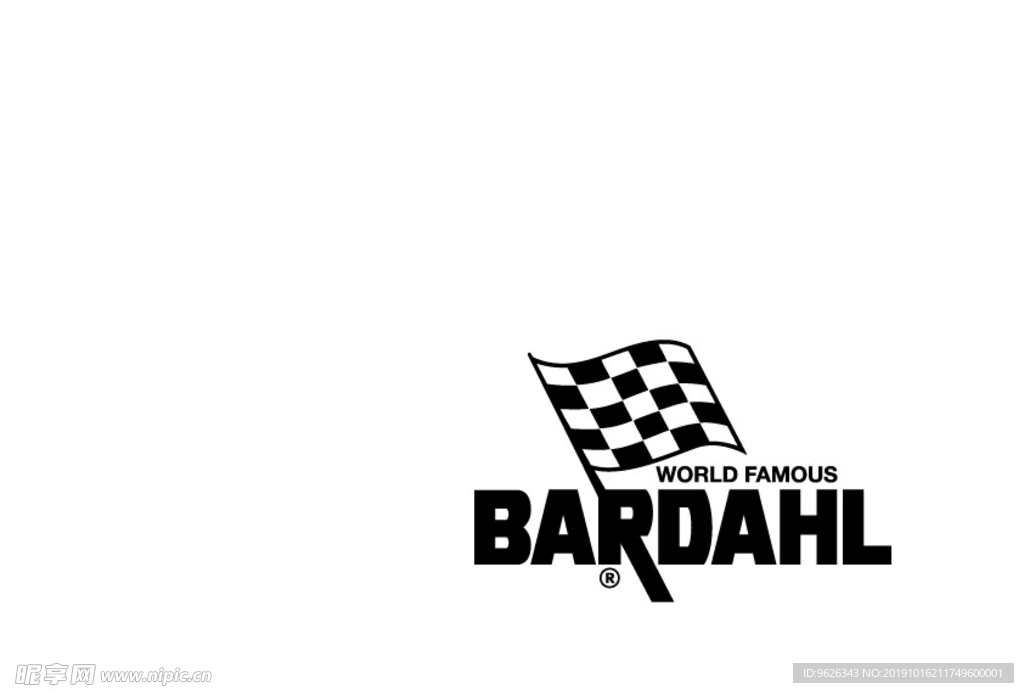 bardahl logo 黑白