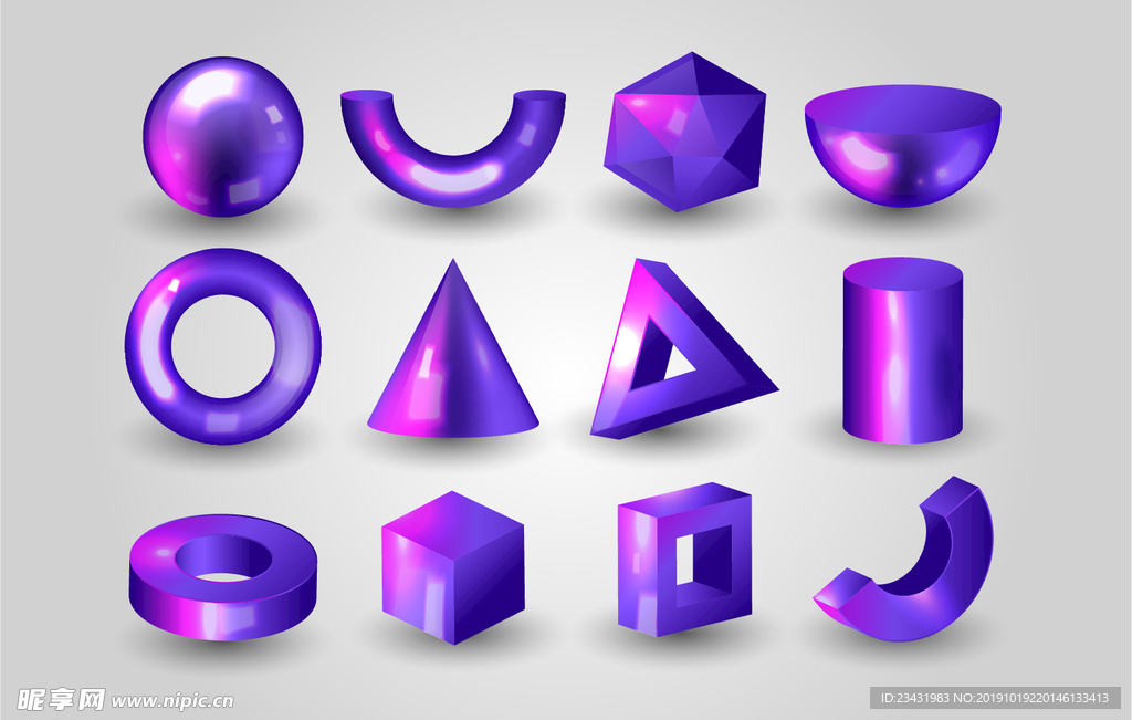 创意几何图形背景矢量素材