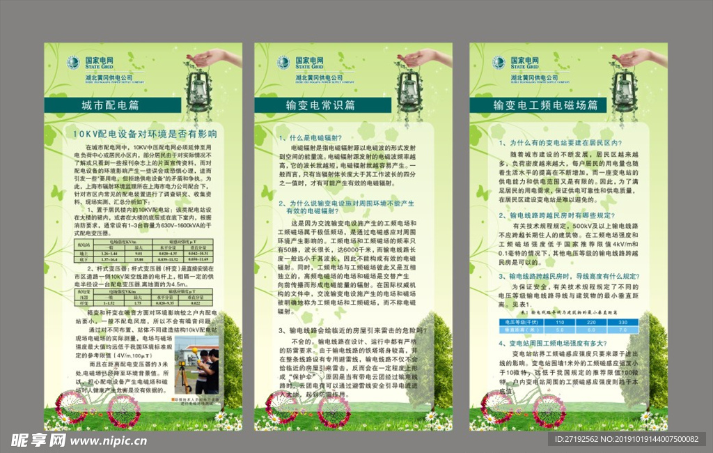 电网环保展板