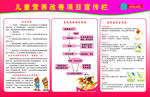 儿童营养改善宣传栏