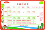儿童早教课程收费表