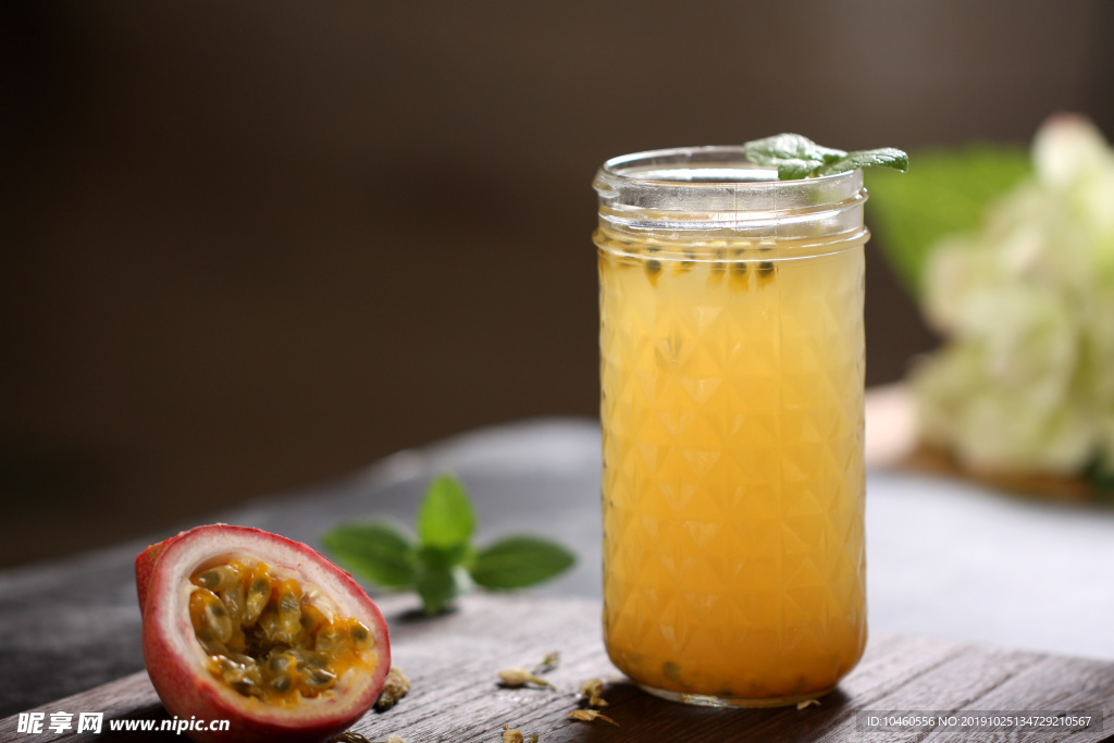 百香果茉莉花茶