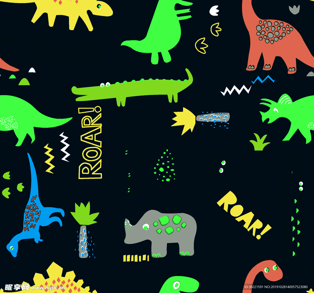 数码印花 大牌花 高清