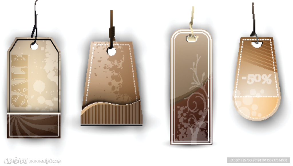 购物类图标 标签挂牌 标签吊牌