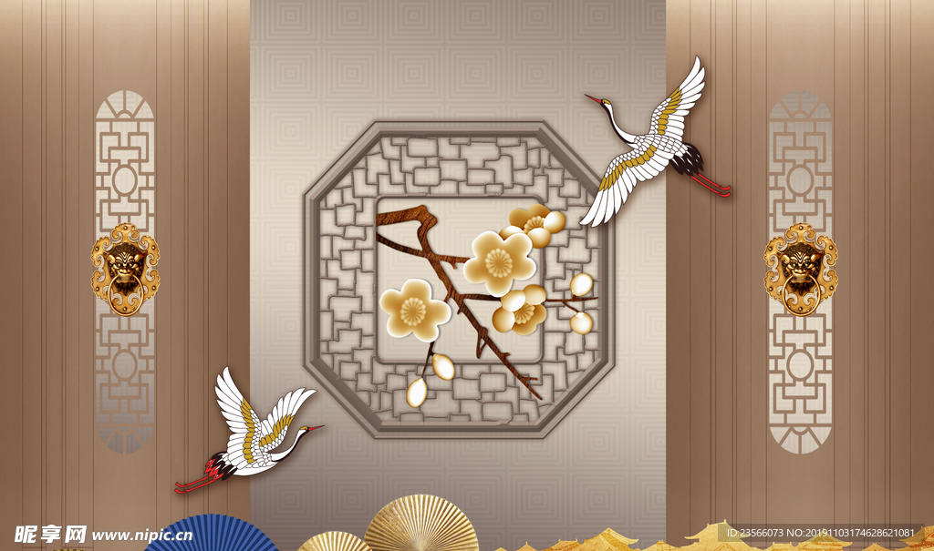 中国风传统花纹图案