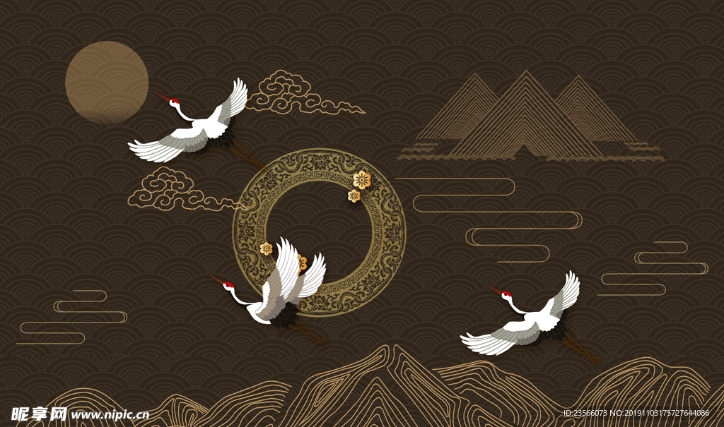 中国风传统花纹图案