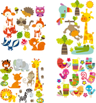 卡通贴画 小动物