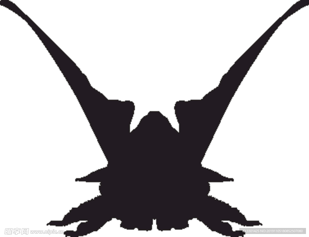 昆虫系列 飞蛾 矢量图 昆虫