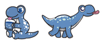 矢量小恐龙图标