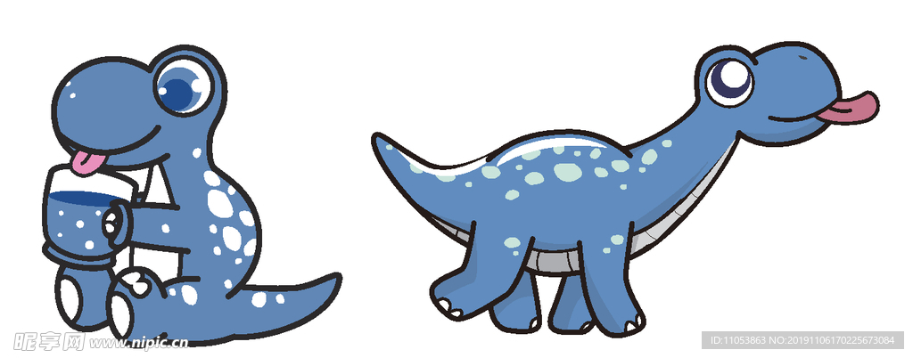 矢量小恐龙图标