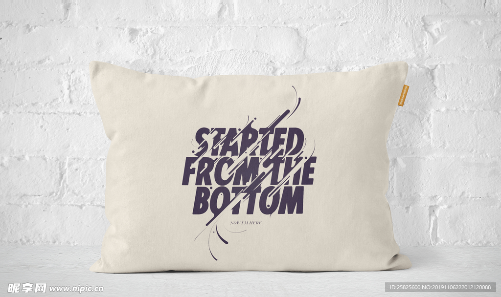 抱枕效果图贴图样机