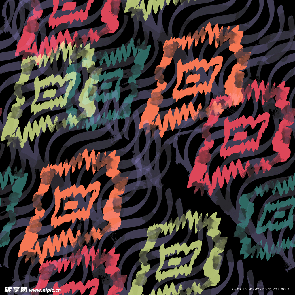 数码印花 大牌 佩斯利  复古