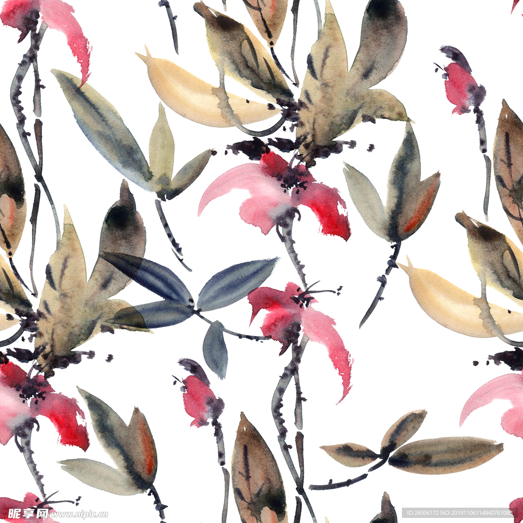 数码印花 大牌 佩斯利  复古