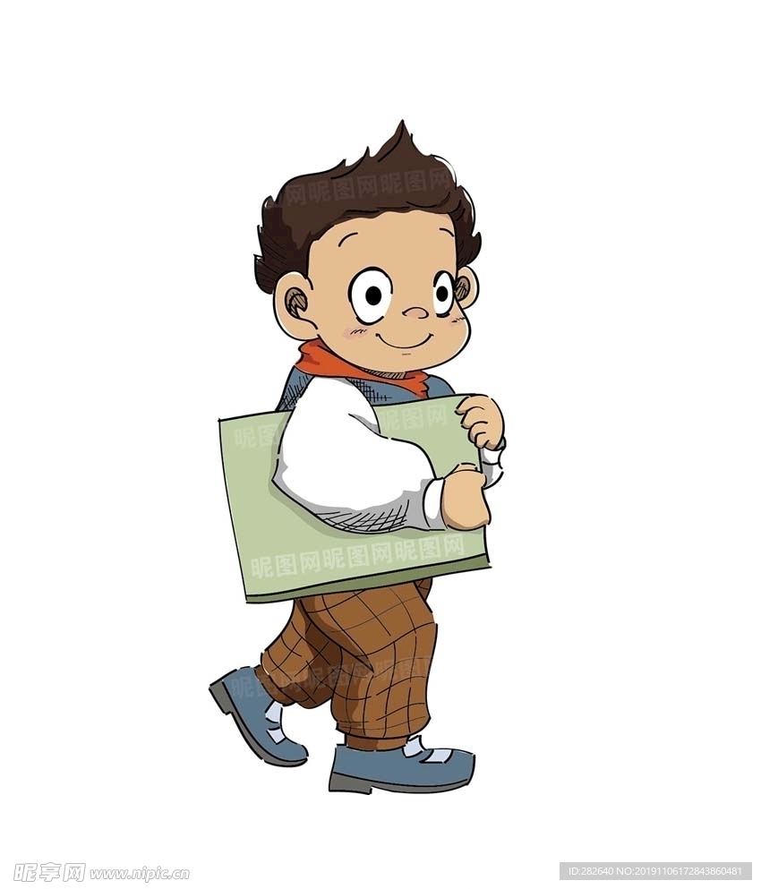 原创绘画小男孩