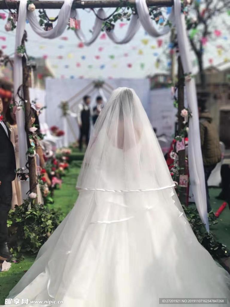 婚纱背影 超仙