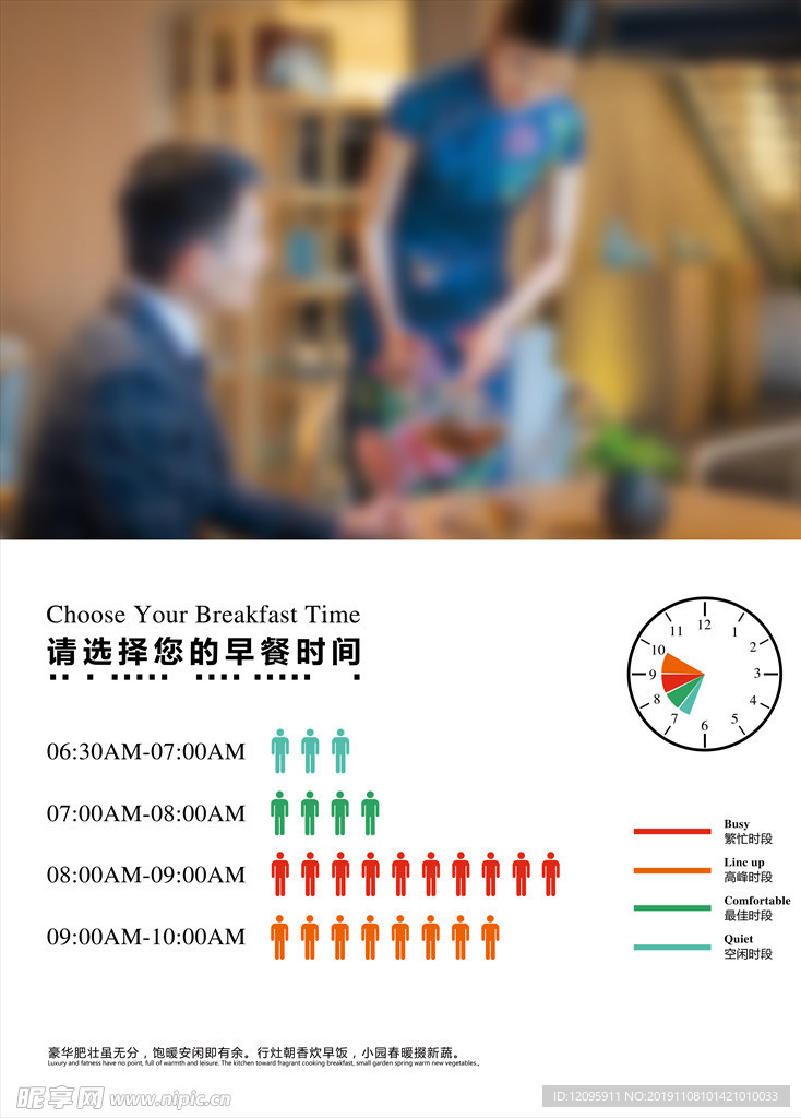 用餐高峰时间段