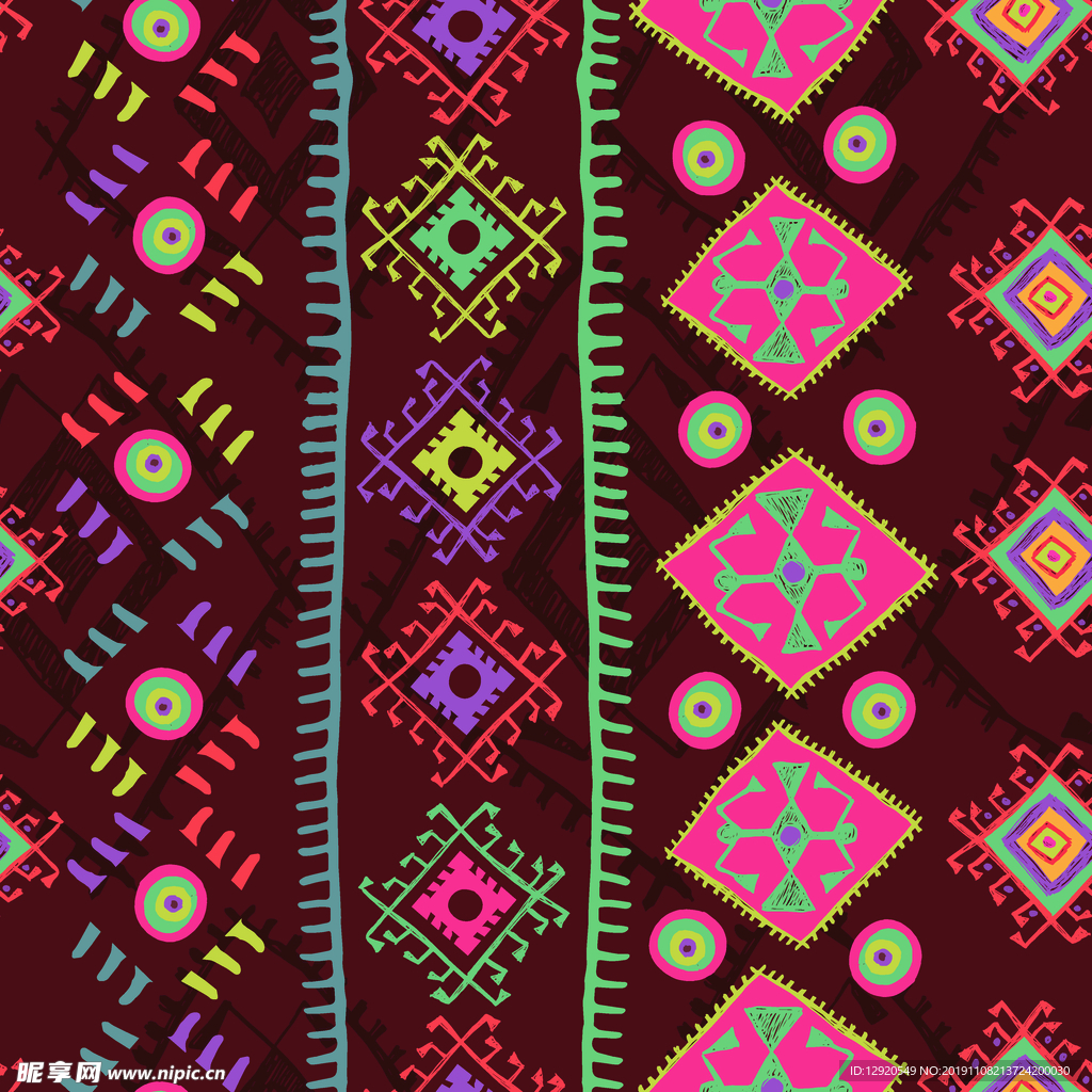 大牌民族风几何