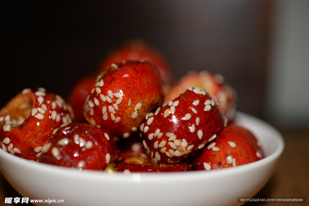 山楂糖葫芦拍摄图