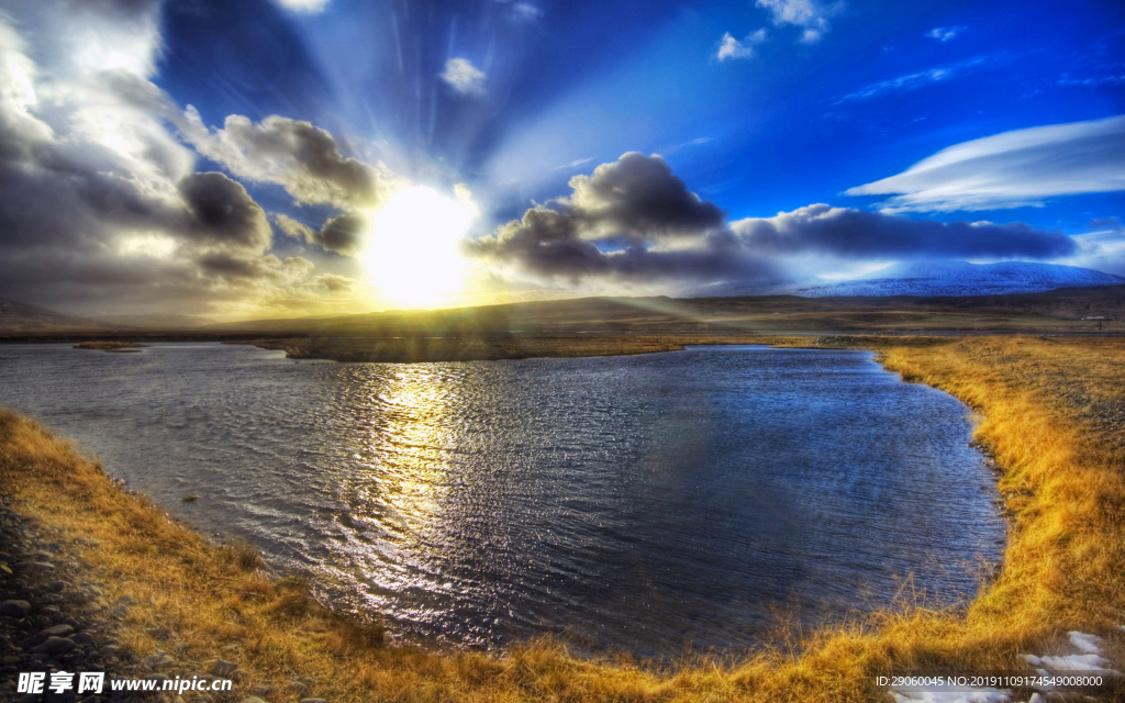 大气海平面日出