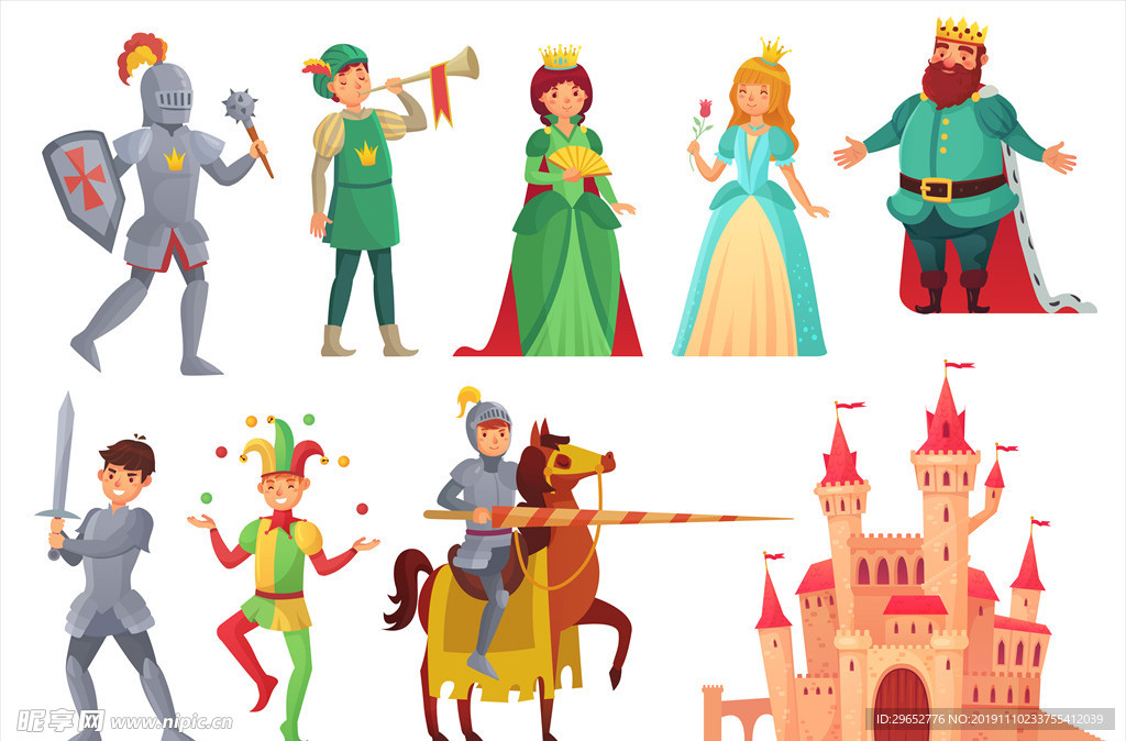 卡通古罗马插画