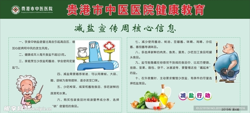 减盐宣传周核心信息