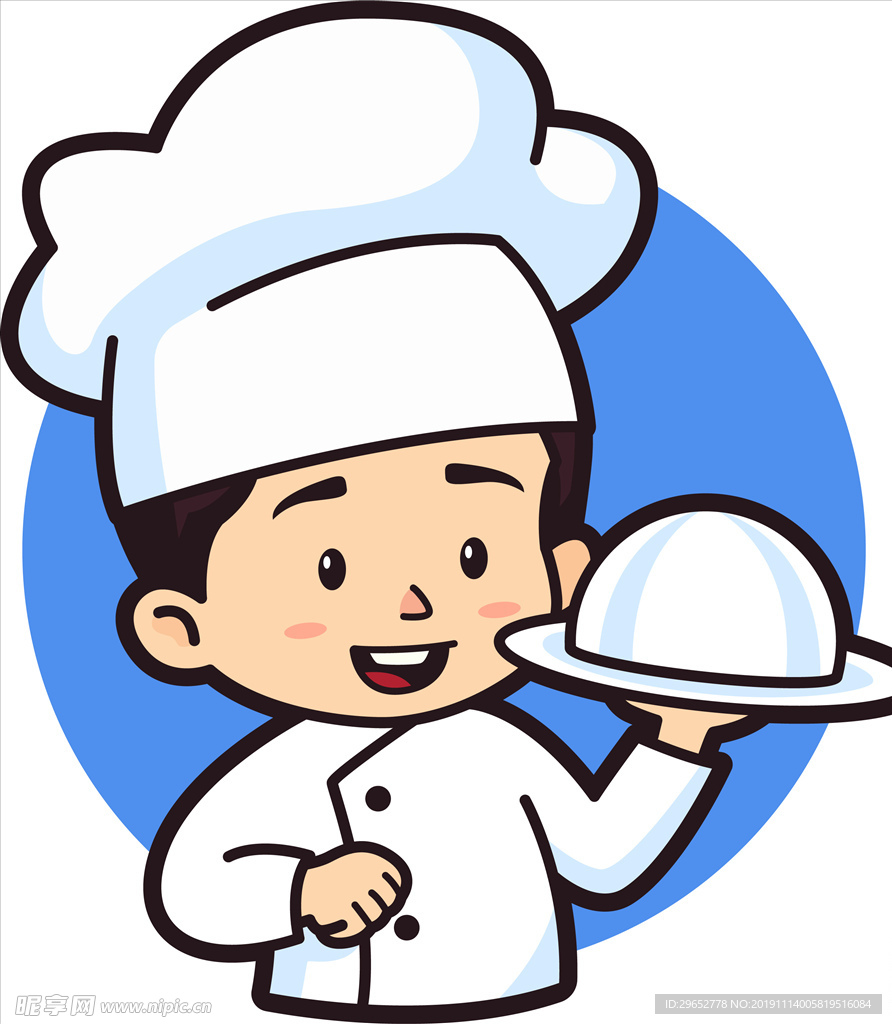 厨师形象背景