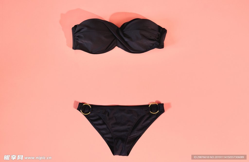 黑色比基尼产品图片