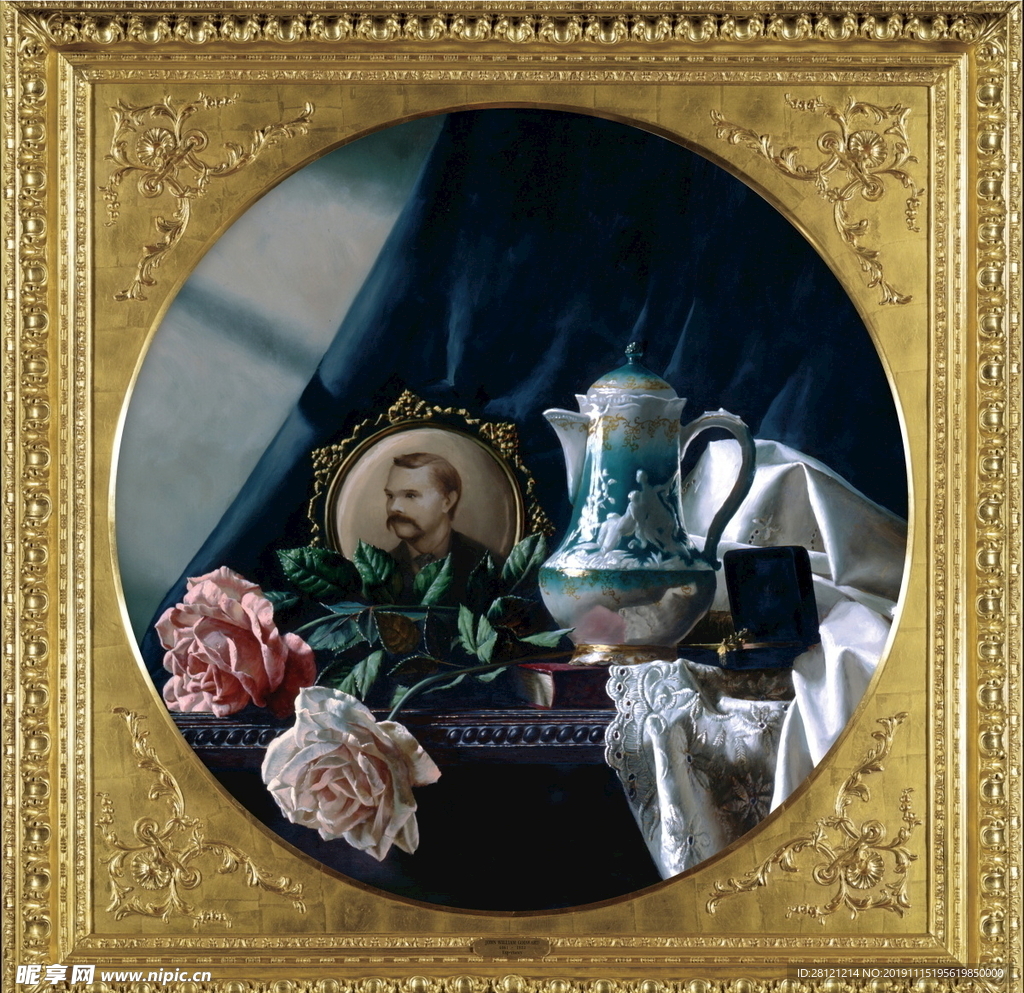 高清花卉静物油画