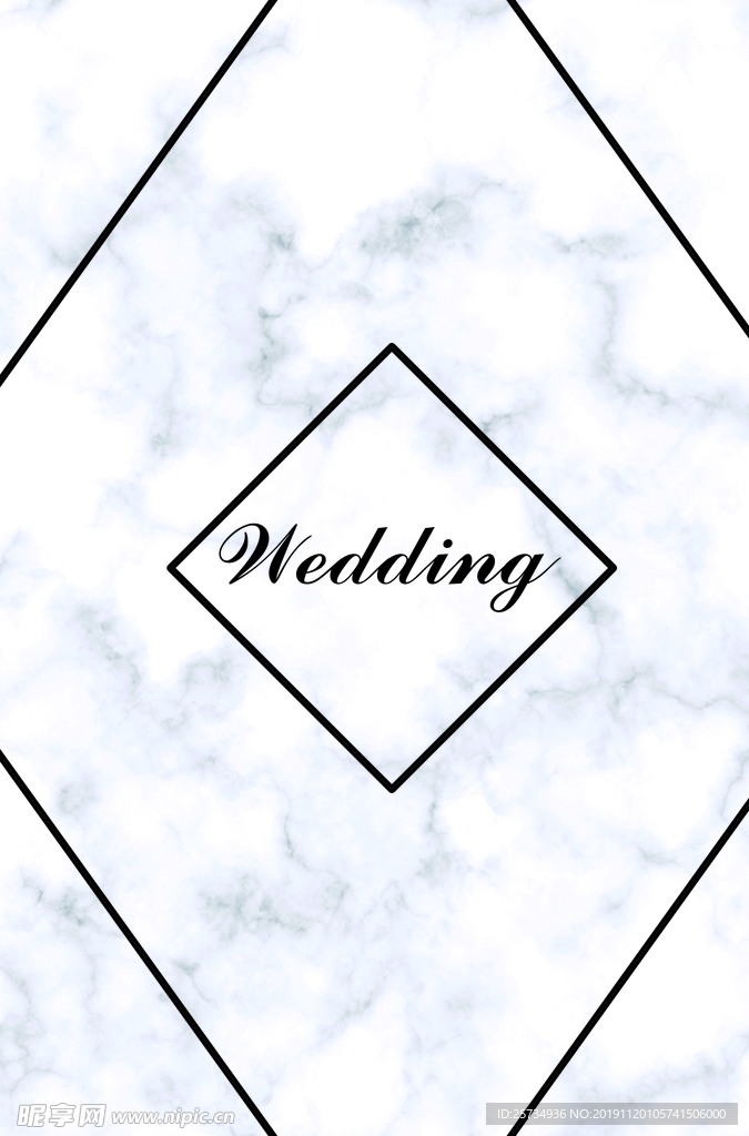 大理石婚礼背景简约婚礼