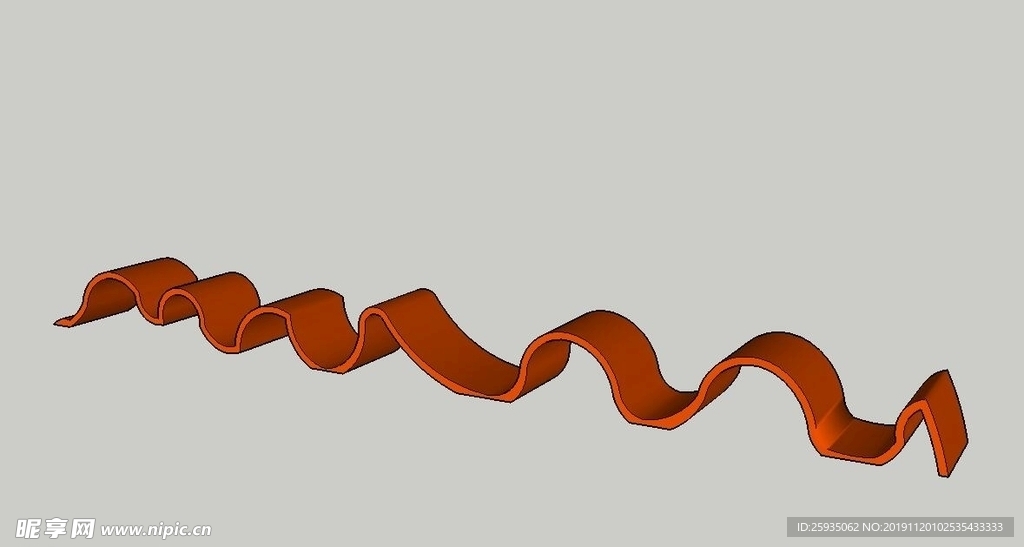 公园异形长坐凳