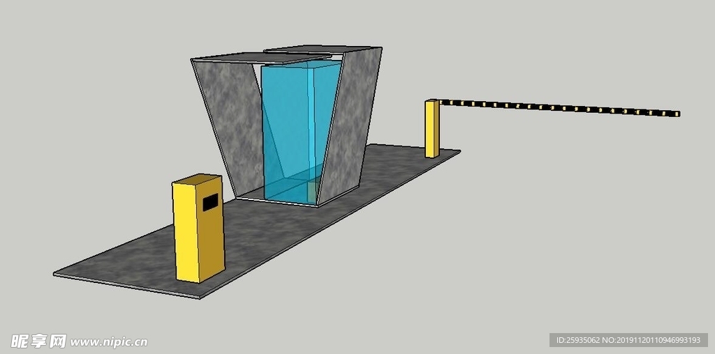 异形停车场岗亭