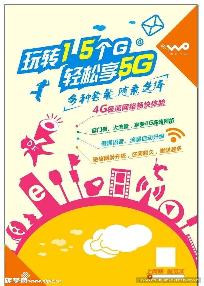 中国联通流量DM单